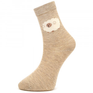 Șosete din Bumbac Love + Fun Set 5 Perechi Model 'Fluffy Sheep'