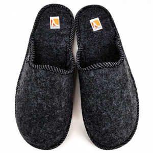 Universal Cloth Slippers Model 'Basic' Bosaco Black