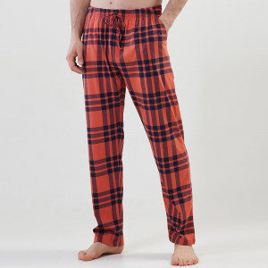 Vienetta 100% Cotton Pajama Pants | MAN, Model 'Relax'