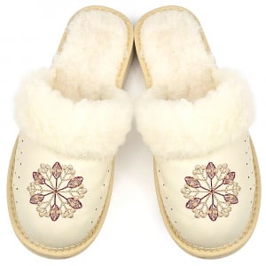 Women's Sheepskin Slippers 'Creation' Cream
