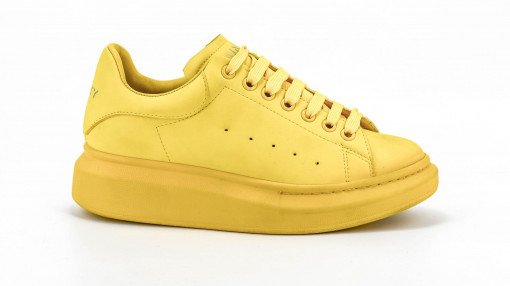 Sneakers piele funky yellow