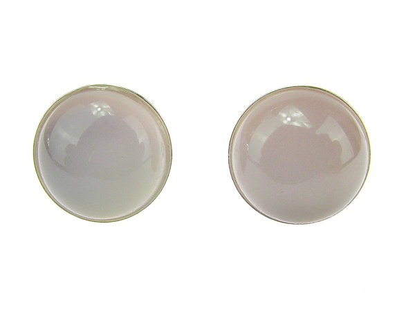 Cercei argint cu calcedonie 10 MM
