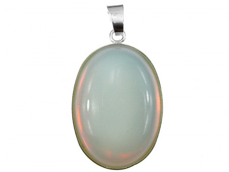 Pandantiv argint mare cu opalit 25x18 MM