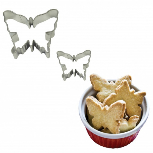 Set 2 forme-cutter fluture, freza patiserie fluture - Cookie and Cake-PME