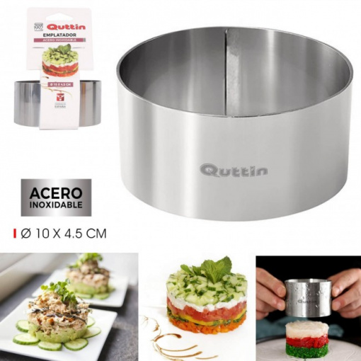 Inel decorare, patiserie si plating 10 cm x h 4,5 cm-Quttin