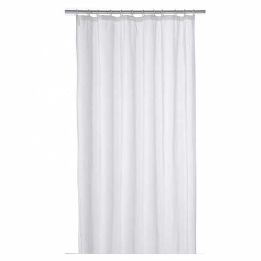 Perdea dus, material textil, 180 x 200 cm, unicolor alb