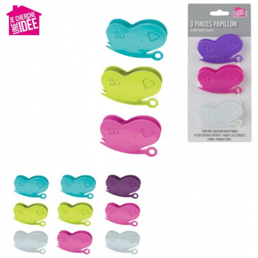 Carlige prindere pungi model fluture-3 bucati