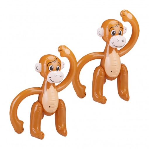 Set 2 maimute gonflabile, 58 x 45 x 40 cm, Relaxdays