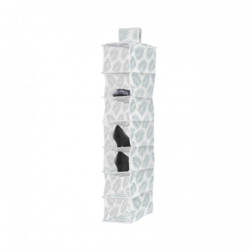 Organizator vertical textil, etajera suspendata 7 compartimente 105x30x15 cm-Palma