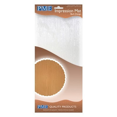 Sablon imprimare, ornare tort, martipan, fondant, icing-PME-scoarta copac