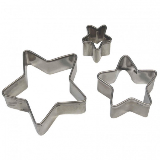 Set 3 forme-cutter stea, decupator stea-PME