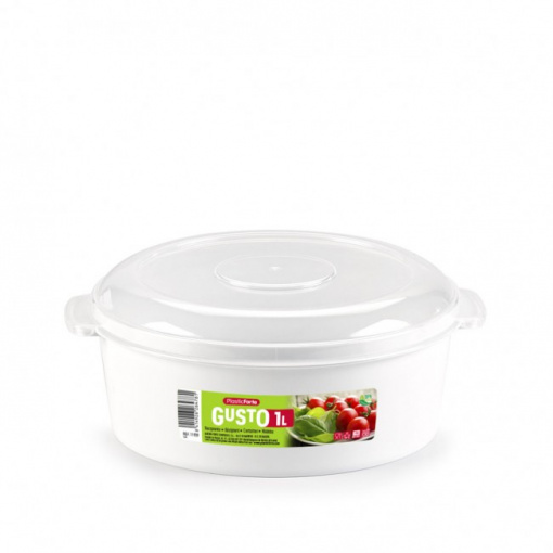 Recipient cuptor microunde rotund -1 litru