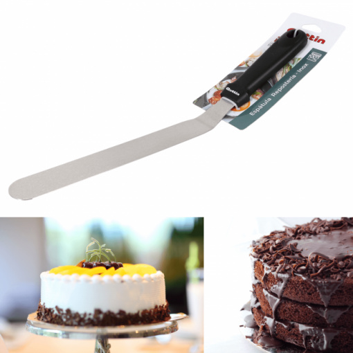 Spatula lunga cofetarie, curbata-35,5x3,2 cm-Quttin