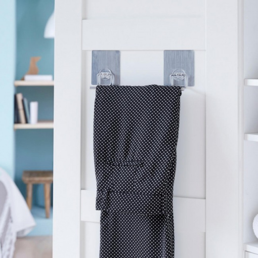 Suport pantaloni pentru dulap cu autocolant repozitionabil-BESTLOCK MAGIC