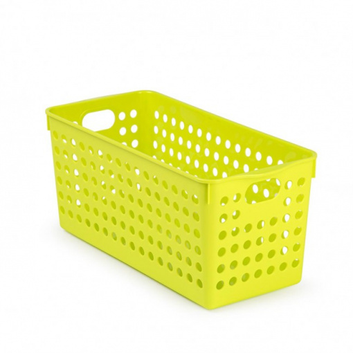 Cutie depozitare, cu manere, 13 x 29 x 12,7 cm, verde, Atlas no. 1