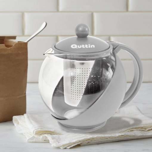 Infuzor ceai cu filtru inox, 750 ml, Quttin