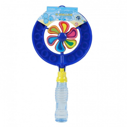 Jucarie tip morisca baloane de sapun, 17xH33 cm, albastru