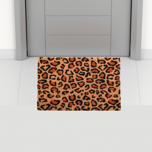 Covor intrare fibre cocos Safari-Leopard