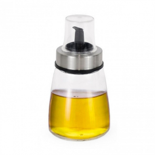 Dozator, din sticla, pentru ulei sau otet, 200 ml, Quttin