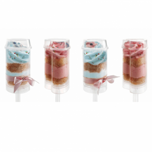 Set 4 forme cake push up pops-Ibili