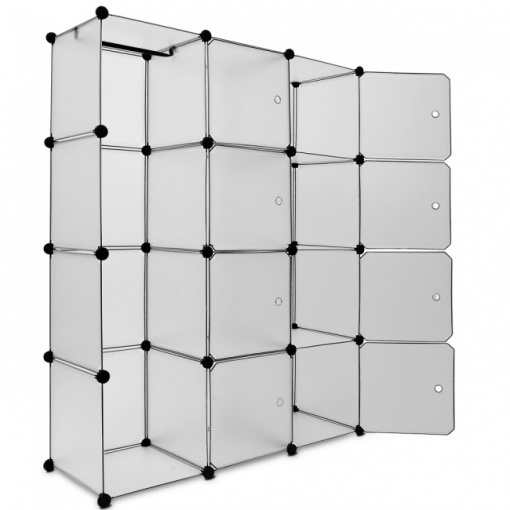 Sistem modular depozitare multifunctional-transparent