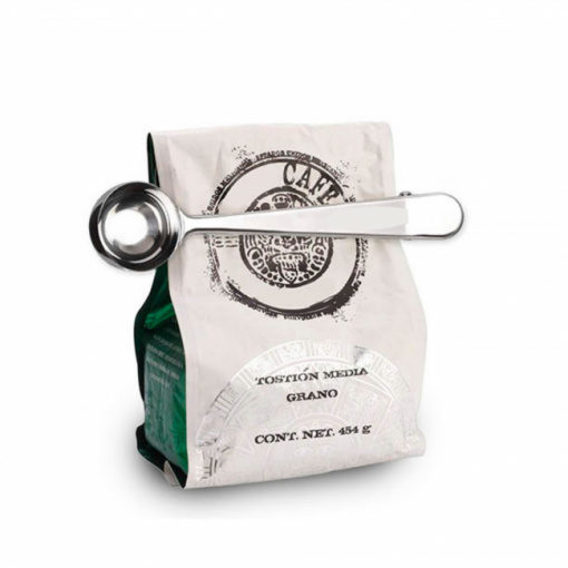 Clema pungi cafea cu lingura dozatoare-Quttin