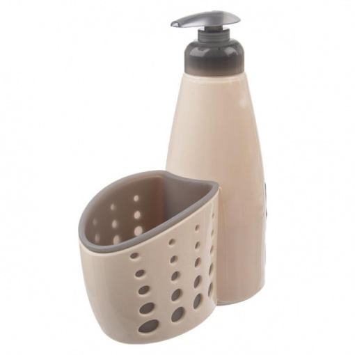 Dozator sapun sau detergent cu spatiu de stocare burete