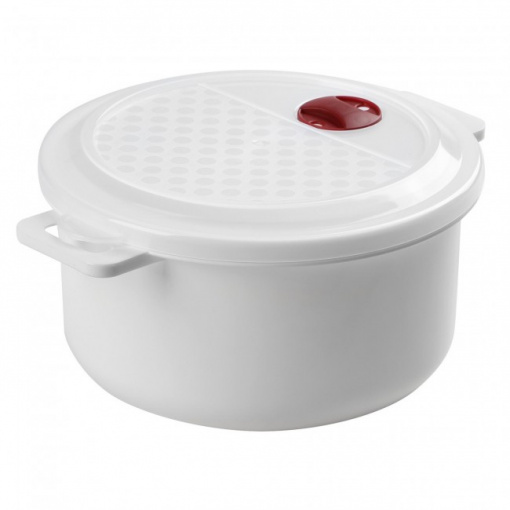 Oala pentru microunde si congelator, valva aerisire, 20x10 cm, 1,8 litri