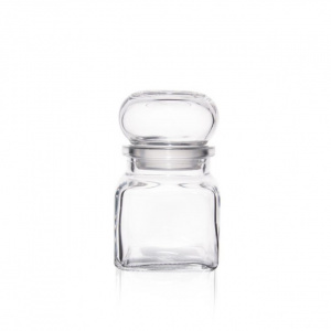 Borcan mic pentru condimente - 120 ml, HAPPYMAX.RO Borcan cu capac pentru condimente, Orion, Sticla, Transparent, 120 ml,  borcan condimente, borcane mici marturii, recipiente condimente sticla, borcan condimente sticla, borcanele pentru condimente, borca