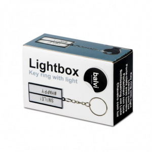 Breloc cu led model Lightbox, breloc cu leduri, breloc cu lumina