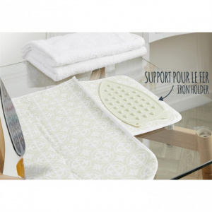 Covoras de calcat rufe cu suport pentru fier de calcat, 85x48 cm, Happymax
