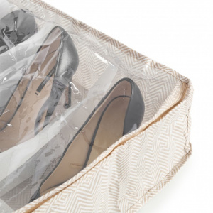 Cutie textila pentru organizarea pantofilor,12 compartimente, Nancy, 76x60xH 15 cm, Happymax.ro