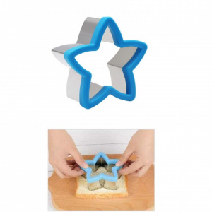 Cutter patiserie, inox, forma stea, 10x10x4,3 cm, Quttin, decupatoare biscuiti,  decupator prajituri, set decupator fondant, decupatoare, cuttere patiserie, decupatoare patiserie,Cutter patiserie, inox, cutter bucatarie, unelte de taiat patiserie, cutit i