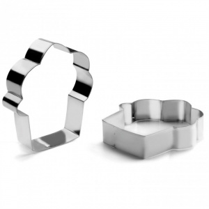 Decupator inox pentru aluat, model briosa-10,3x10,8 cm-Ibili