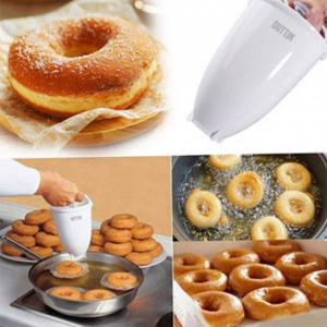 Dispenser pentru aluat gogosi, 18x10x10cm, Happymax, dispozitiv pentru gogosi de casa Dispenser gogosi inele , ustensila aluat gogosi, dozator gogosi, aparat de facut gogosi, aparat manual pentru gogosi,recipient pentru dozare aluat gogosi,dozator aluat g