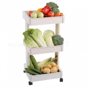 Etajera mobila cu roti, tip carucior, 3 rafturi, alb, 39 x 36 x H 75 cm Carucior ingust pentru depozitare in baie si bucatarie, Rafturi din plastic cu roti pentru depozitare in bucatarie si baie. Etajera cu roti si 3  polite depozitare