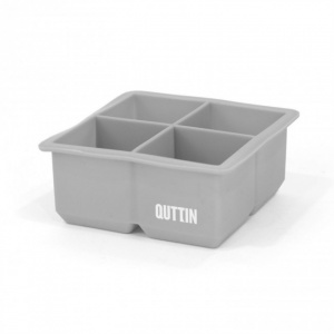 Forma silicon pentru 4 cuburi gheata, silicon uz alimentar, 11,3x11,3x5 cm, Happymax