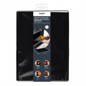 Grill universal extensibil, metal cu fibra de sticla pentru cuptor, 42-60x30 cm