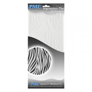 Sablon imprimare, ornare tort, martipan, fondant, icing-PME-zebra