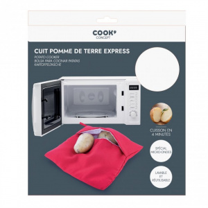 Saculet pentru cartofi copti la microunde. Sac textil pentru copt cartofi la cuptorul cu microunde.