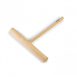 Spatula intins clatite, lemn 18 cm-Ibili. Spatula pentru intins clatite in forma de T