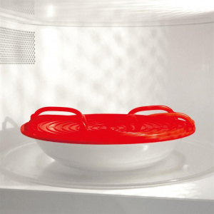 Suport capac multi-functional pentru microunde  TIP 4 in 1, suport microunde, capac microunde, tava microunde, suport multifunctional microunde, farfurii microunde,