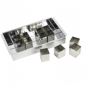 Tava pentru copt blat prajituri, in diverse forme de numere sau litere, 31x5x18 cm, inox, Happymax