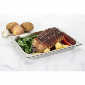 Tocator bambus cu sertar metalic 38x26 cm,  tocator bambus, tocator din lemn de bambus cu tava, sertar de inox