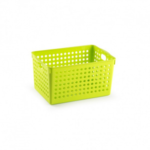 Cutie depozitare, cu manere, 18 x 27 x 14,2 cm, verde, Atlas no. 2