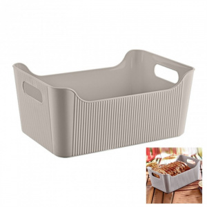 Cutie plastic depozitare Smart 24x16,5-gri