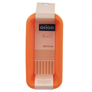 Forma de silicon pentru paine sau pentru friptura, happymax.ro Forma copt prajituri, Orion, Silicon, 29x12x6.5 cm, Portocaliu, forma silicon paine, forma cozonac, prajituri, paine din silicon