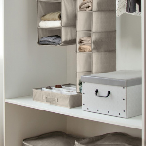 Organizator pentru sertare cu 16 compartimente, Nancy, 40x40xH9 cm, Happymax.ro