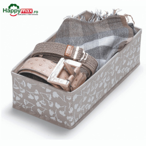 Organizator textil pentru sertare/dulapuri-BOUQUET 28x14x9cm