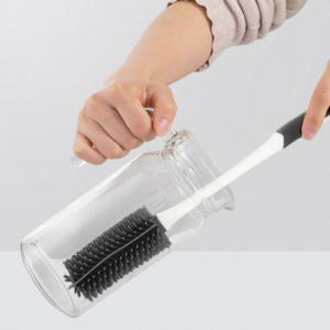 Perie cauciuc pentru spalat pahare si recipiente, perie pentru sticle, perie cu maner lung pentru sticle, perie de spalat vase din silicon,perii de curatare pentru sticle,perie spalator vase murdare,perie pentru sticle,perie de curatat sticle/pahare/borca